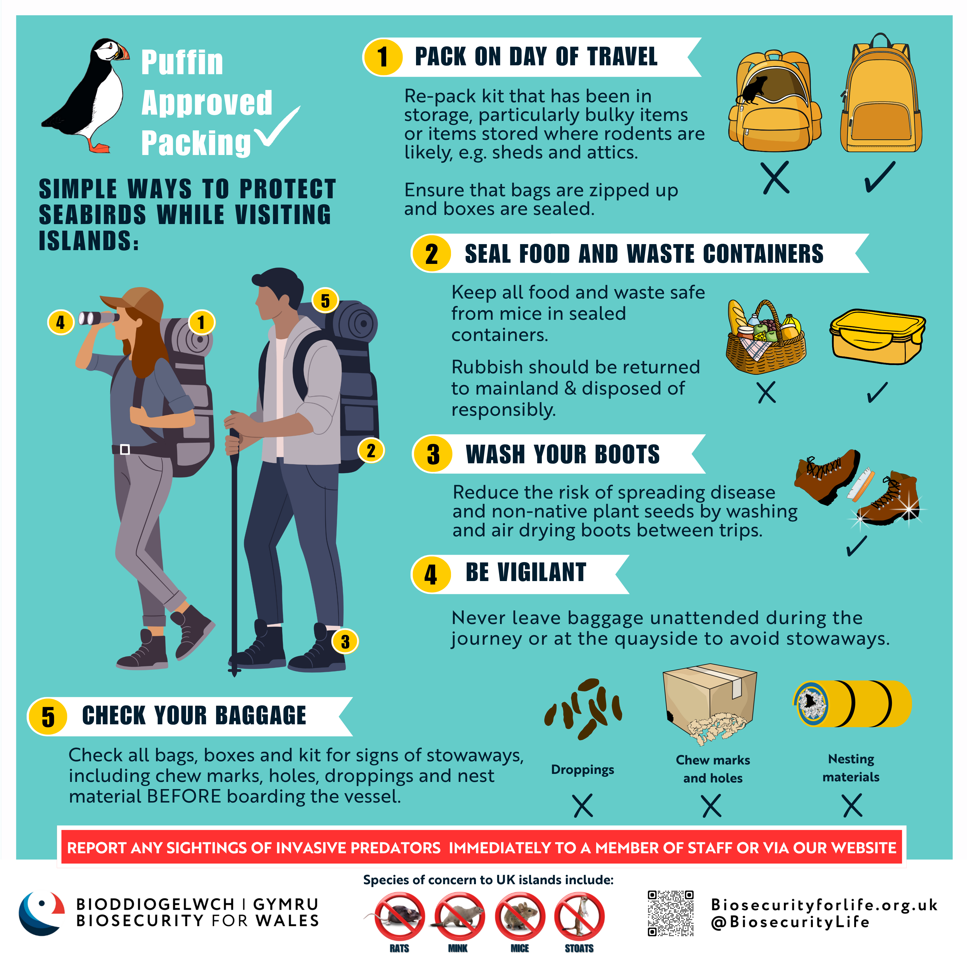 Puffin Approved Packing